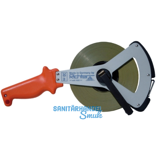 RICHTER Rahmen Stahlma�band Metri 100 m wei�lackiert Anfang B Genauigkeit II