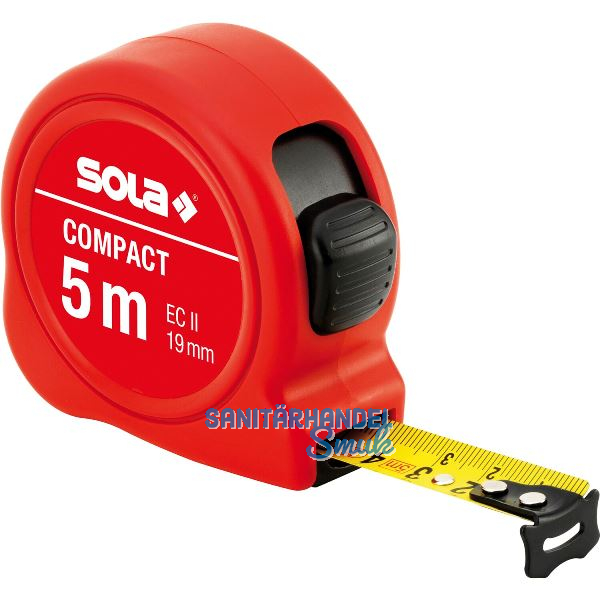 SOLA Rollbandma� Compact 5 m EG-Pr�fzeichen Genauigkeit II
