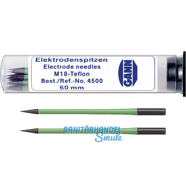 GANN Elektrodenspitze mit Isolation L�nge 60 mm Eindringtiefe 40 mm