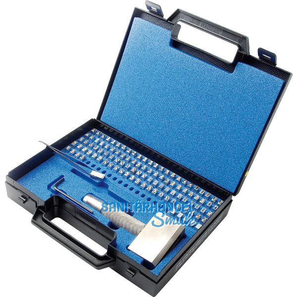 Typensortiment Europa Schrifth�he 4 mm Typenhalter 10-stellig