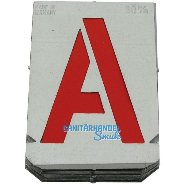 Signierschablonen-Satz Buchstaben 40 mm
