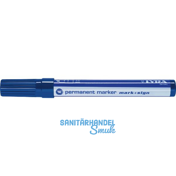 LYRA Permanent-Marker 111 Strichbreite 2-6 mm blau schr�ge Spitze