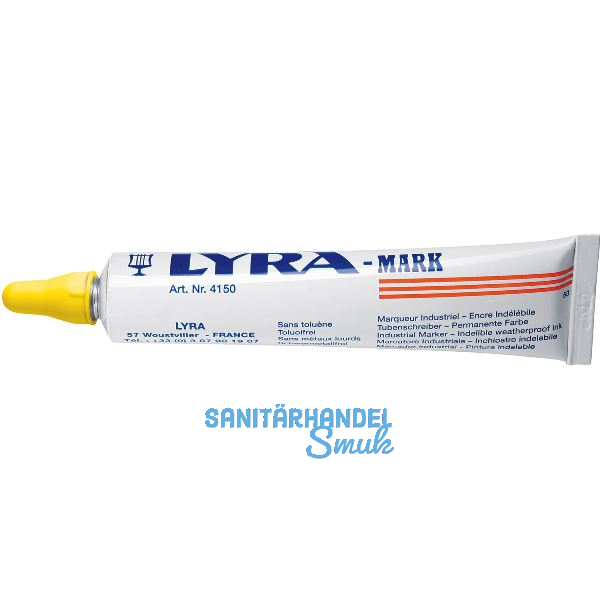 LYRA Signierpaste 115 gelb in Tube mit Schreibkugel