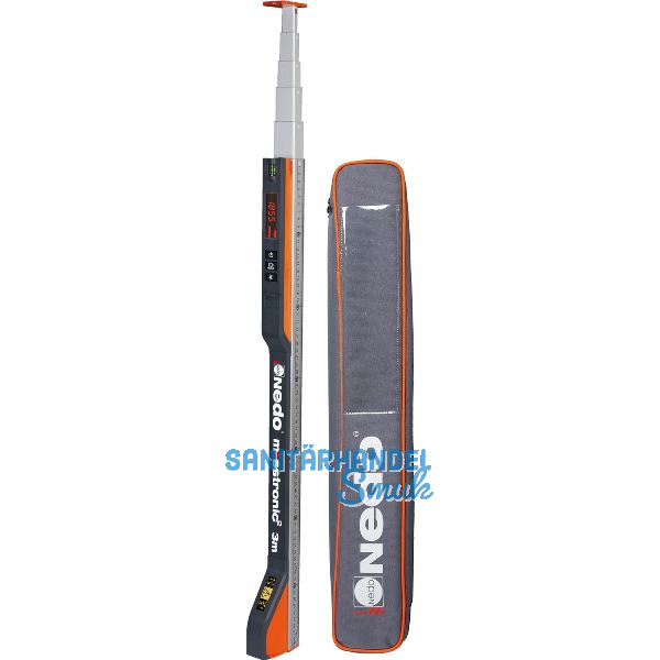 NEDO Teleskopmeter mEsstronic ausziehbar 700-3000 mm