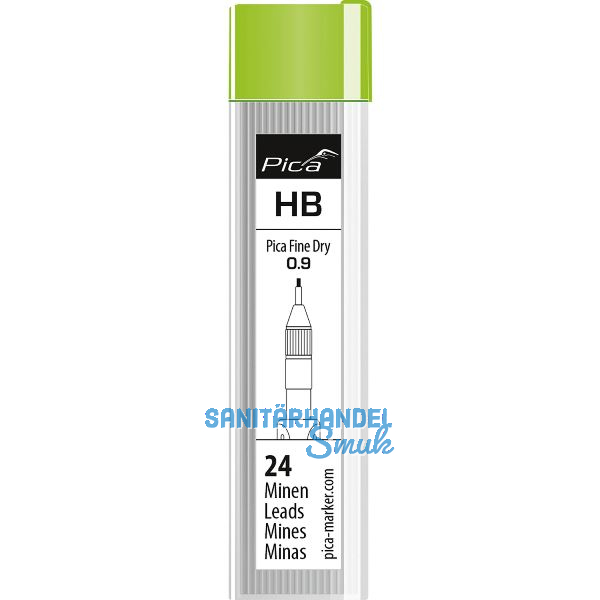 PICA Ersatzminen-Set HB graphit Tieflochmarker Pica Fine-Dry