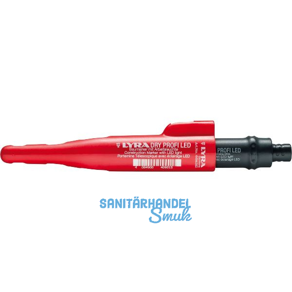 LYRA Tieflochmarker Dry Profi LED Graphitmine u.LED-Leuchte f. alle Oberfl�chen