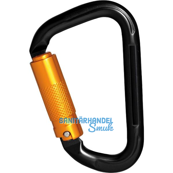 KRATOS Karabiner Aluminium keylock schwarz �ffnungsweite 19,5 mm