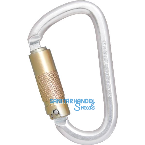 KRATOS Karabiner Stahl keylock natur �ffnungsweite 22 mm