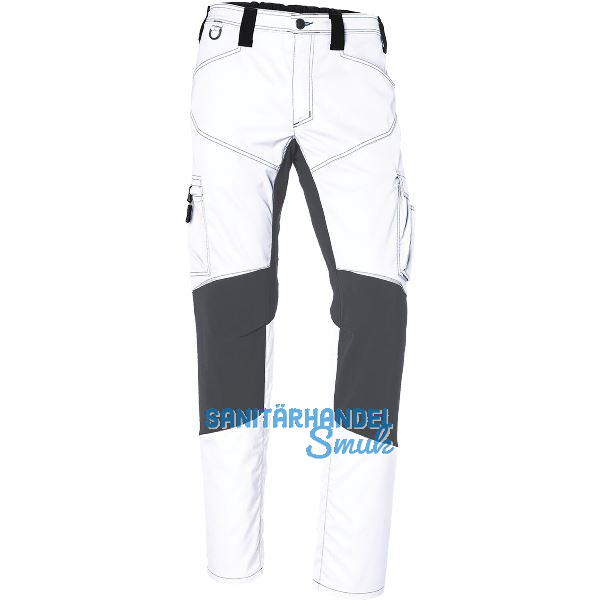 K�BLER Stretchhose Activiq wei�/anthrazit 50