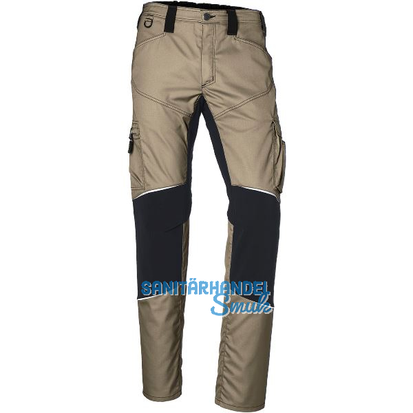 K�BLER Stretchhose Activiq sandbraun/schwarz 52