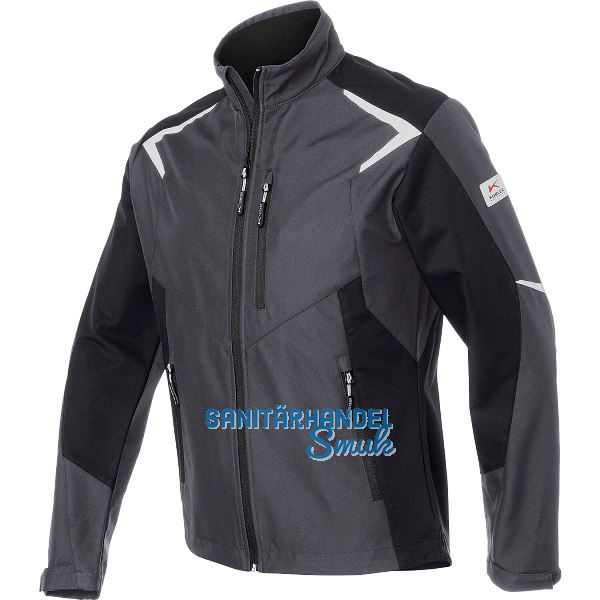 K�BLER Softshelljacke Bodyforce 1425 anthrazit/schwarz M