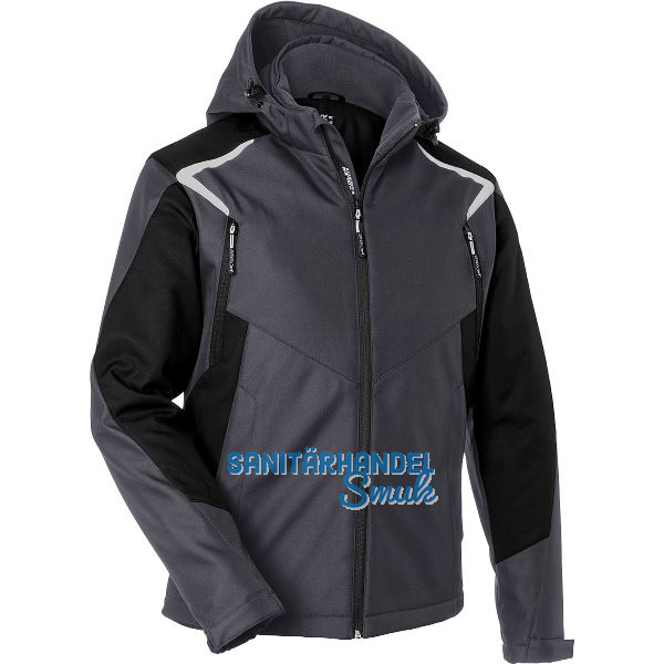 K�BLER Winter-Softshelljacke 1325 Bodyforce anthrazit/schwarz XL