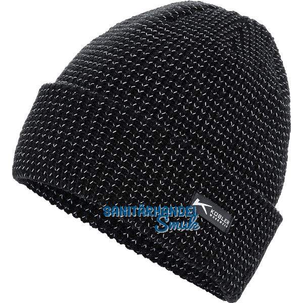 K�BLER Strick Haube - M�tze 8207 schwarz unisex