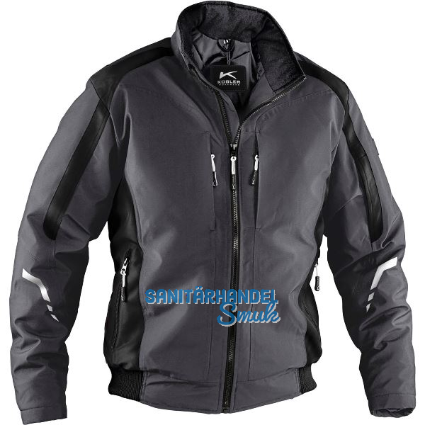 K�BLER Wetterblouson Form 1367 anthrazit/schwarz S