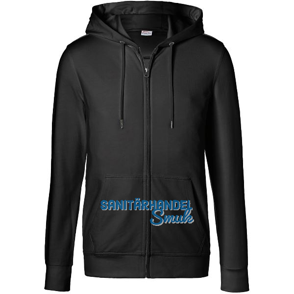 K�BLER Kapuzen Sweatjacke Form 5022 schwarz S