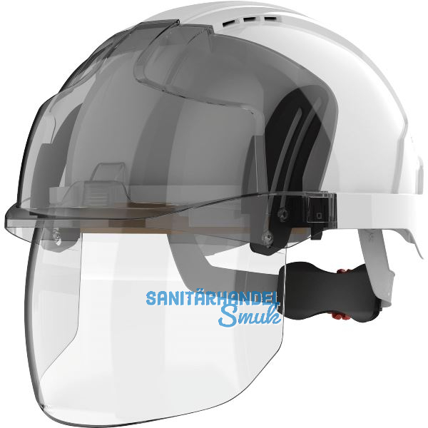 JSP Industrieschutzhelm EVO�VISTAshield� EN 397 bel�ftet Farbe wei�/Rauchglas