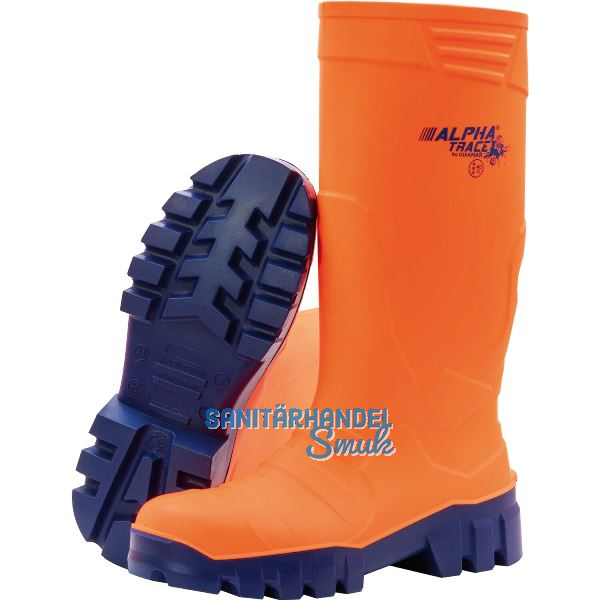 Gummistiefel PU Alpha Trace S5 orange 44