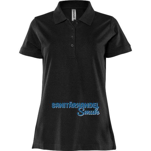 ACODE Damen Polo-Shirt Code 1723 PIQ schwarz XL
