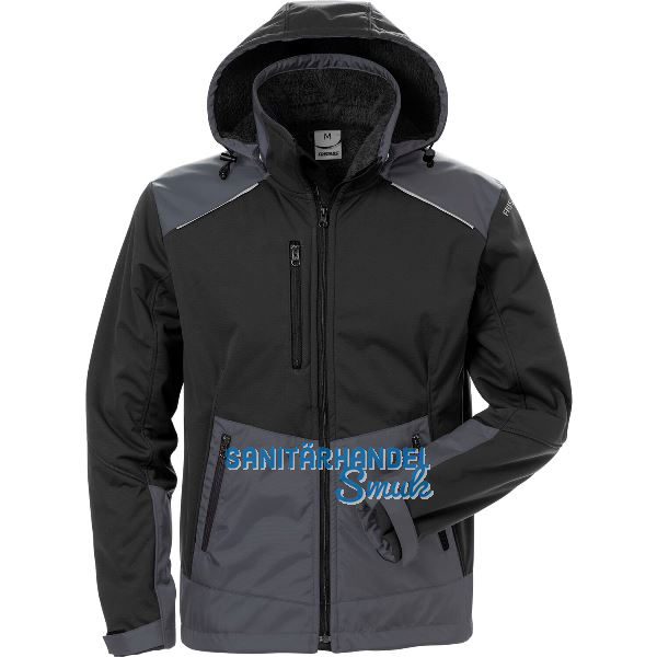 FRISTADS Softshell-Winterjacke 4060 CFJ schwarz/grau M