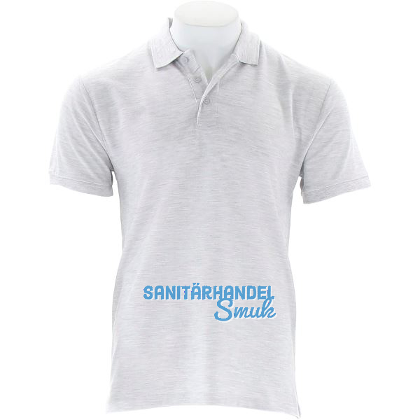 FRUIT OF THE LOOM Polo-Shirt Piqu� Type F502 grau meliert M