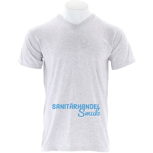 FRUIT OF THE LOOM T-Shirt V-Neck Type F270 grau meliert XXL