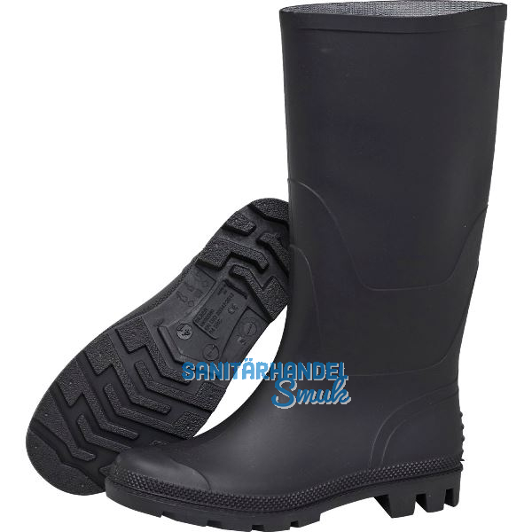 GEBOL Gummistiefel Basic aus PVC Farbe schwarz 41