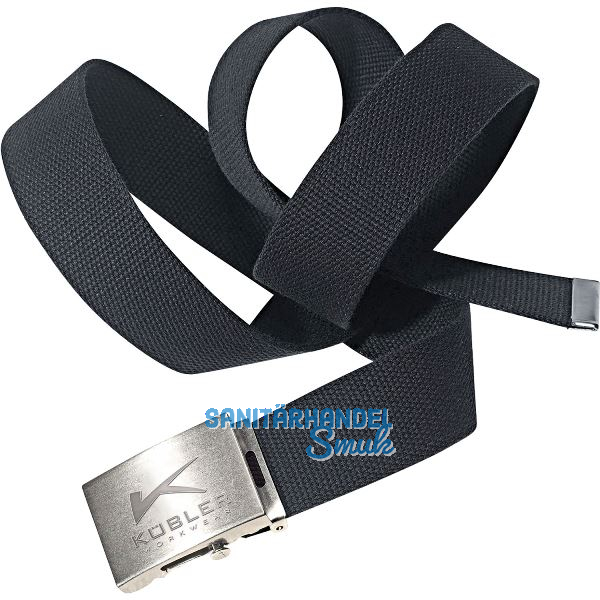 K�BLER G�rtel aus Kofferband 8401 schwarz L�nge 115 cm