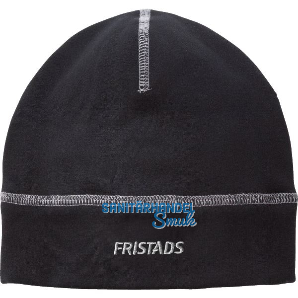 FRISTADS Stretch-Fleece Haube - M�tze 9101 STF schwarz