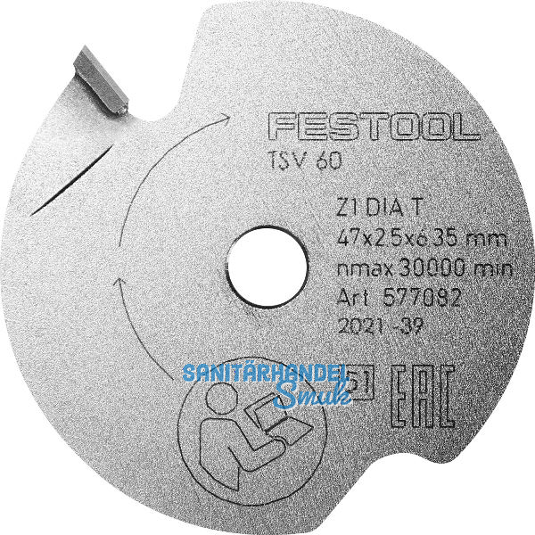 FESTOOL Vorritzer S�geblatt DIA 47 x 2,5 x 6,35 T1
