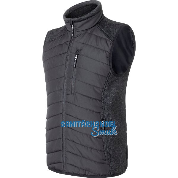 K�BLER Hybridweste Form 7342 schwarz/dunkelgrau S