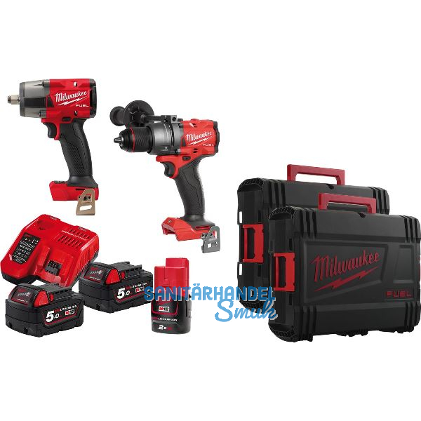 MILWAUKEE Akku-Set M18 FPP2FH-502X 18 Volt