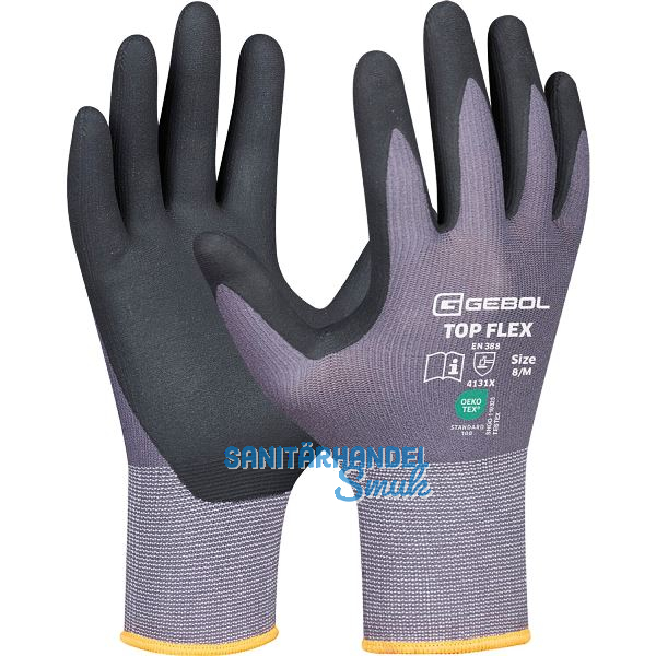 GEBOL Schutzhandschuh Top Flex Gr��e 10