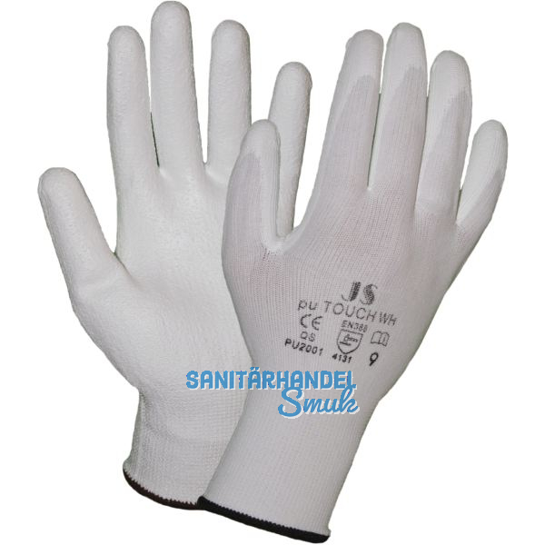 STAFFL Schutzhandschuh PU-Touch wei� Gr��e 9