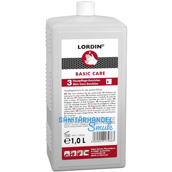 LORDIN� Hautpflege Basic Care f�r alle Hauttypen Inhalt 1L in Hartflasche