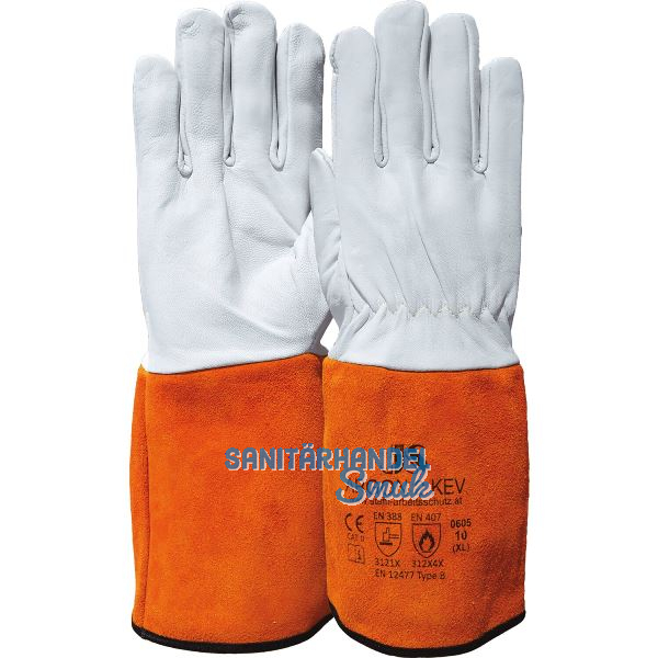 STAFFL Schwei�erhandschuh Argon2 35cm Gr��e 11 Rindsspaltleder