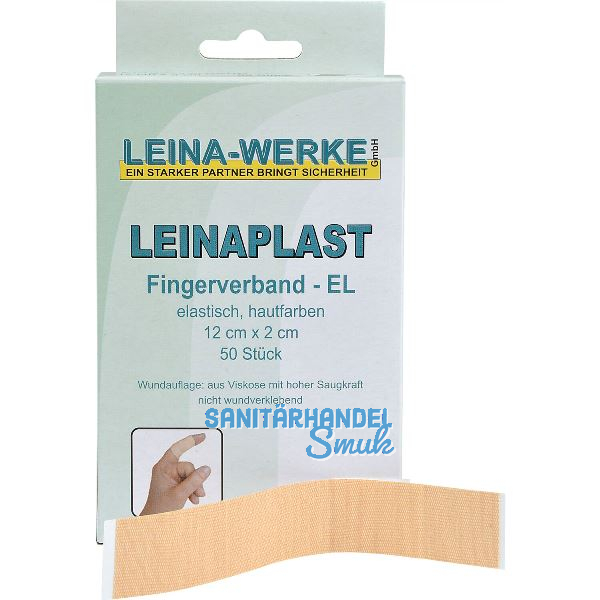 LEINA Fingerpflaster elastisch hautfarbe 120 mm x 20 mm