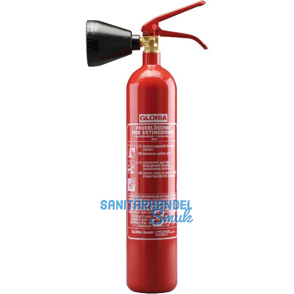 CO2 Feuerl�scher KS 2 ST, L�schmenge 2kg Brandklasse B
