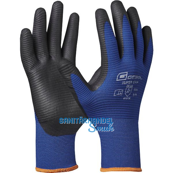 GEBOL Schutzhandschuh Super Grip Gr��e 10
