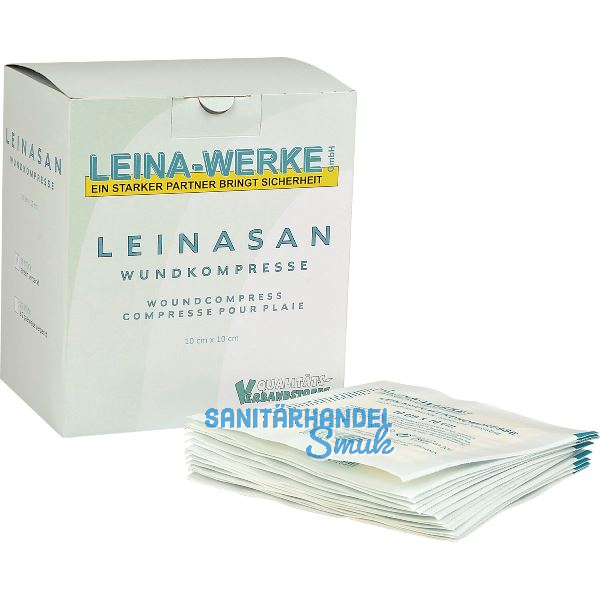 LEINA Wundkompressen steril nicht wundhaftend 10 x 10 cm 50 St�ck