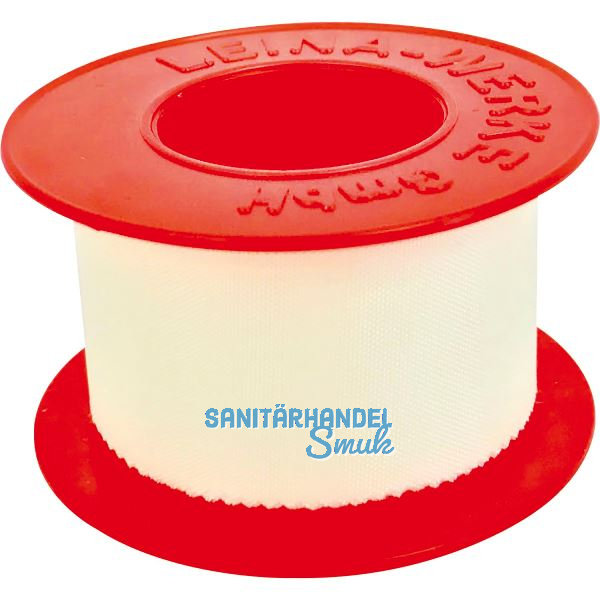 LEINA Heftpflasterspule Medisilk rei�bar mit Schutzring breite 2,5 cm l�nge 5 m