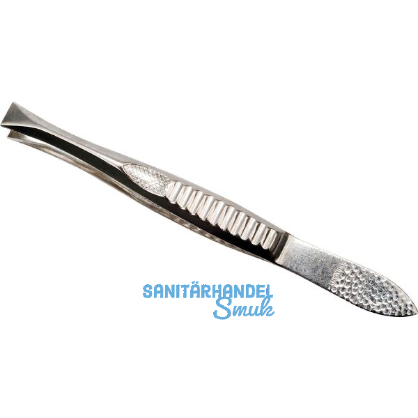 LEINA Splitterpinzette gerade, stumpf Gr��e 8 cm