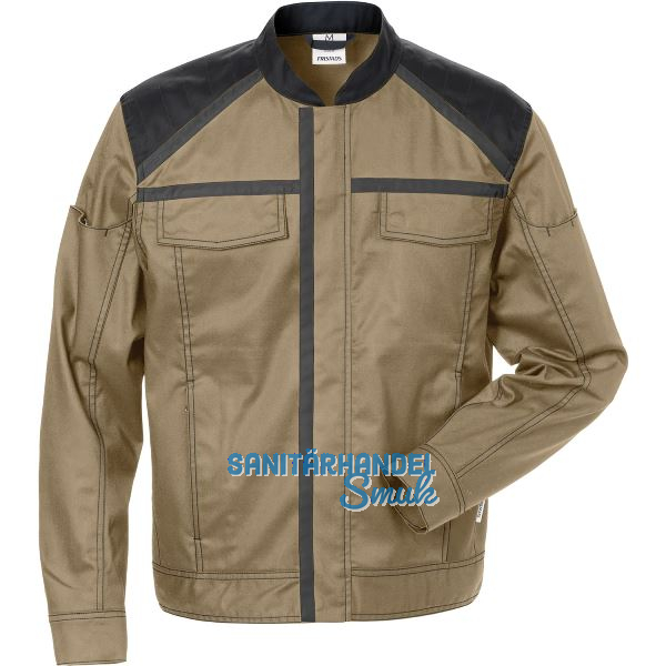 FRISTADS Jacke Skarup 4555 STFP khaki/schwarz XXL