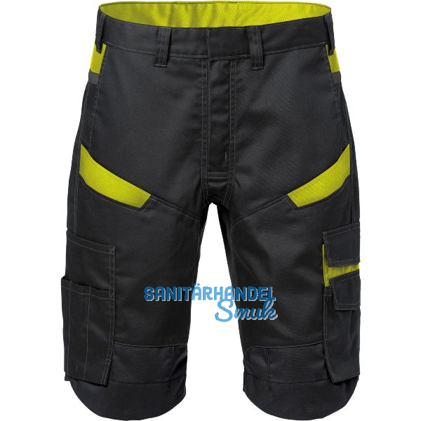 FRISTADS Shorts Skarup 2562 STFP schwarz/gelb 46