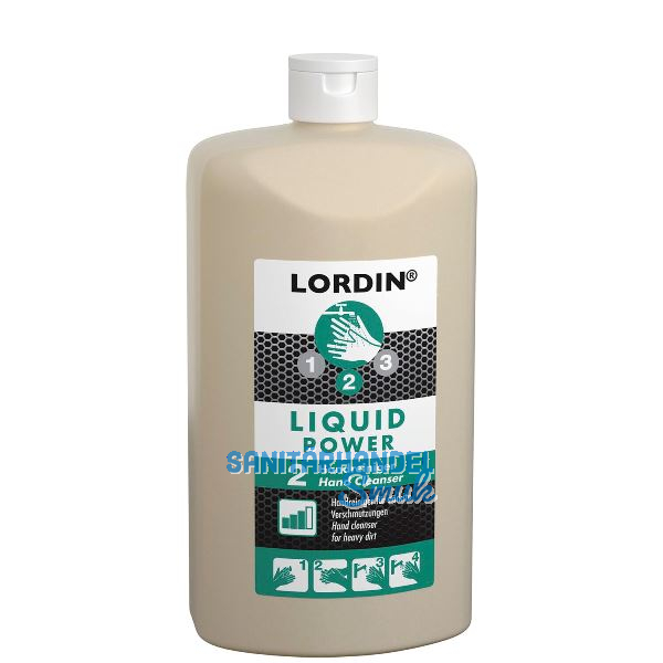 Handwaschpaste Lordin�Liquid Power 500ml Flasche f�r st�rkste Verschmutzungen