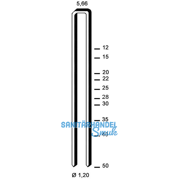 ALSAFIX Klammern Type E 20 mm aus Stahldraht verzinkt (5000 St�ck)