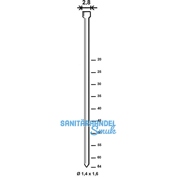 ALSAFIX Stauchkopfnagel N 35 mm aus Stahldraht verzinkt (4000 St)