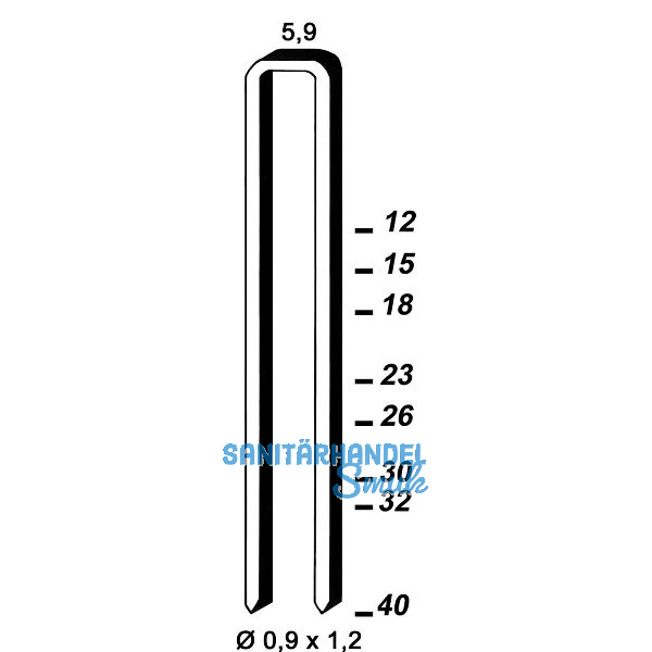 ALSAFIX Klammern Type ES 15 mm aus Stahldraht verzinkt (7800 St�ck)