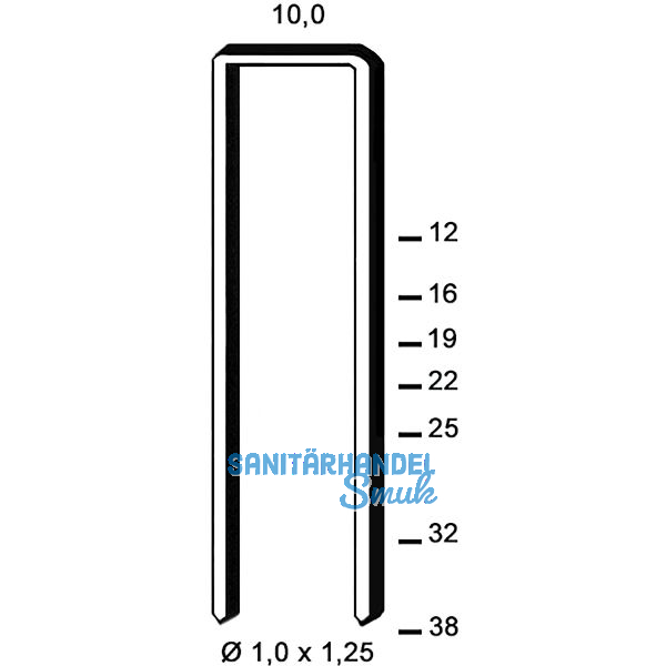 ALSAFIX Klammern Type G 25 mm aus Stahldraht verzinkt (2600 St�ck)