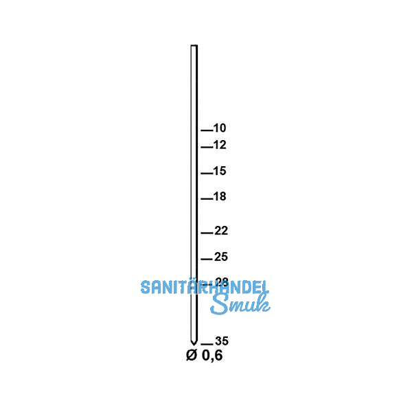 ALSAFIX Stifte AL 18 mm aus Stahldraht stanox (20000 St)