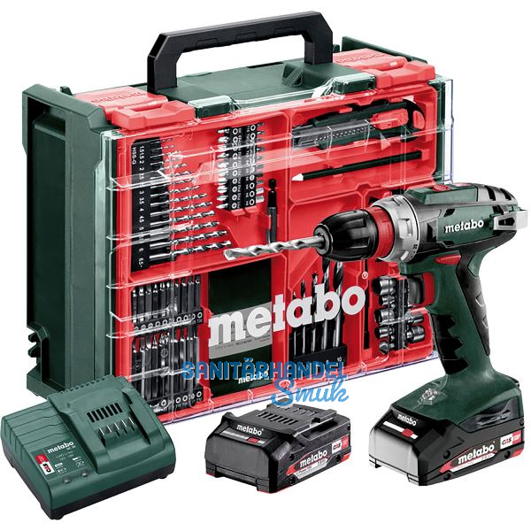 METABO Akku-Bohrschrauber BS 18 Quick Set 18 Volt / 2,0 Ah